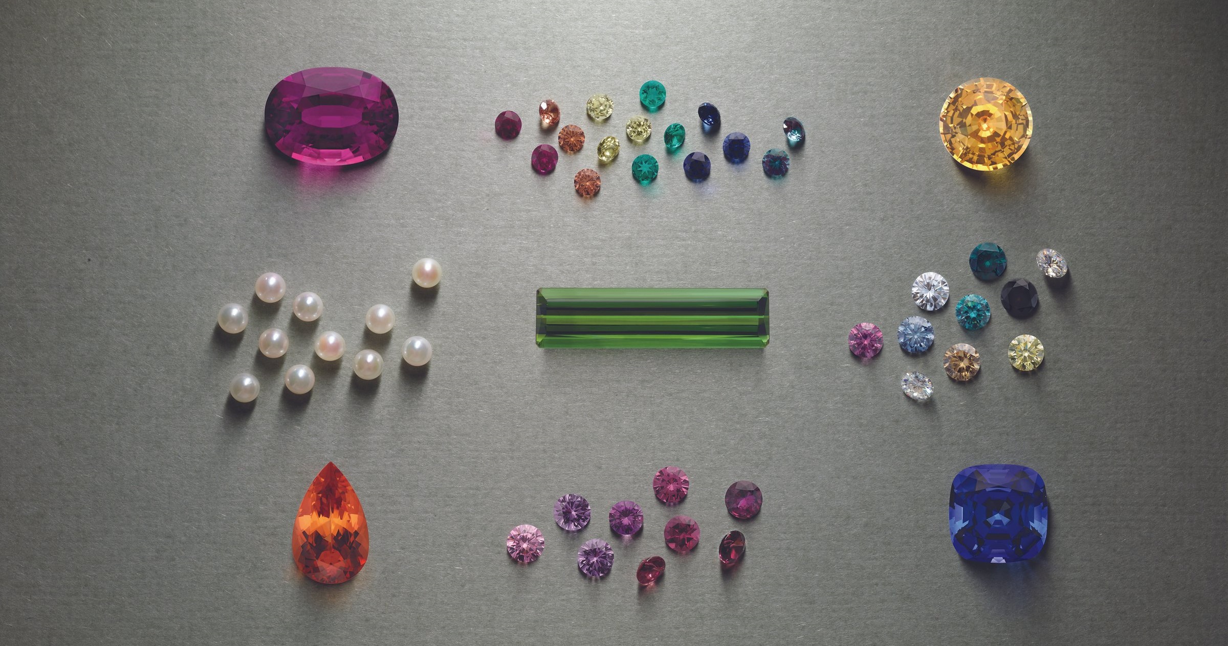 Diamanty a drahokamy, perly, br&uacute;senie diamantov